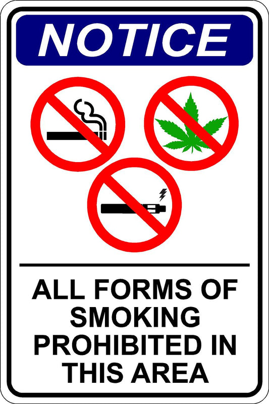 No Smoking – All Forms Sign