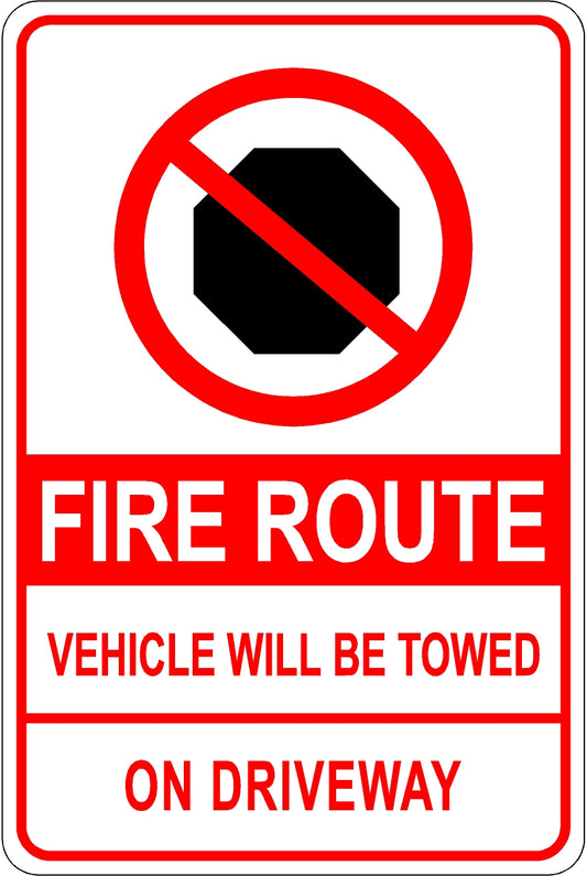 Fire Route – Driveway