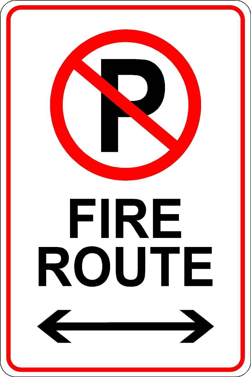 Fire Route Sign