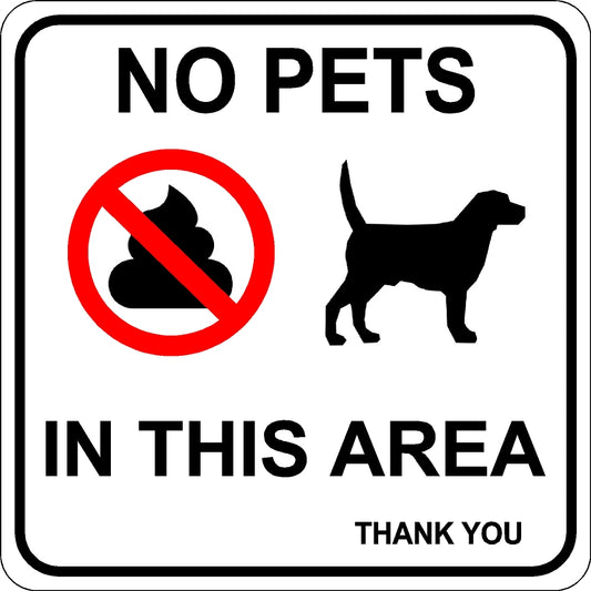 No Pets Area