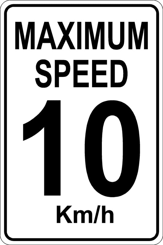 10kmh Maximum Speed