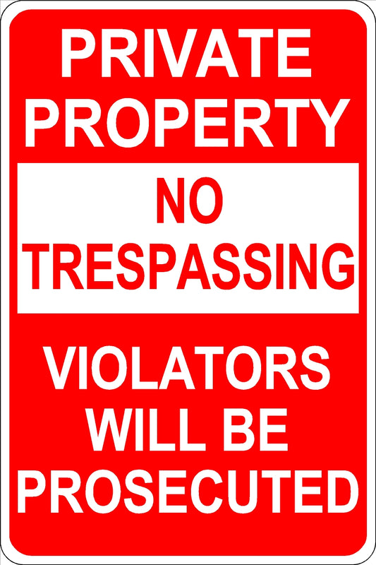 No Trespassing